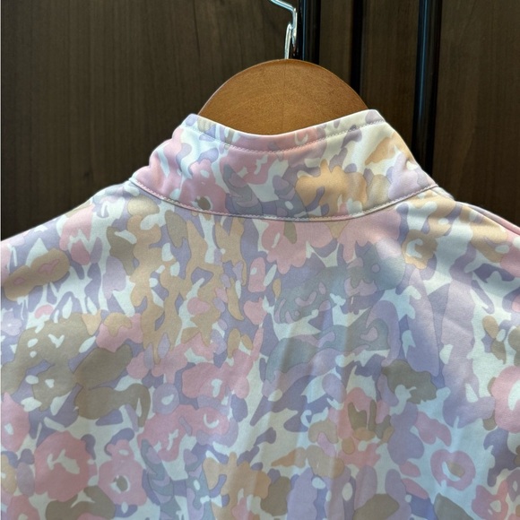 Adidas Girls Pastel Camo Track Jacket Size 6 - Picture 5 of 7